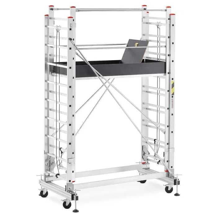 Wynajmę wypożyczę rusztowanie aluminiowe jezdne wysuwane na linke