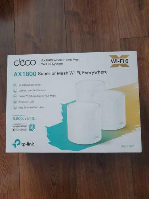Tp-Link Deco X20 AX1800 Router/Modem. Na gwarancji.
