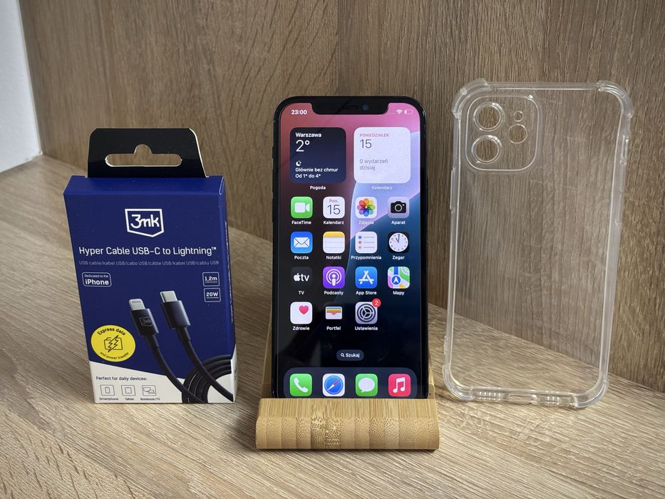 iPhone 12 64GB | 95% Kondycji Baterii | Gwarancja | Black