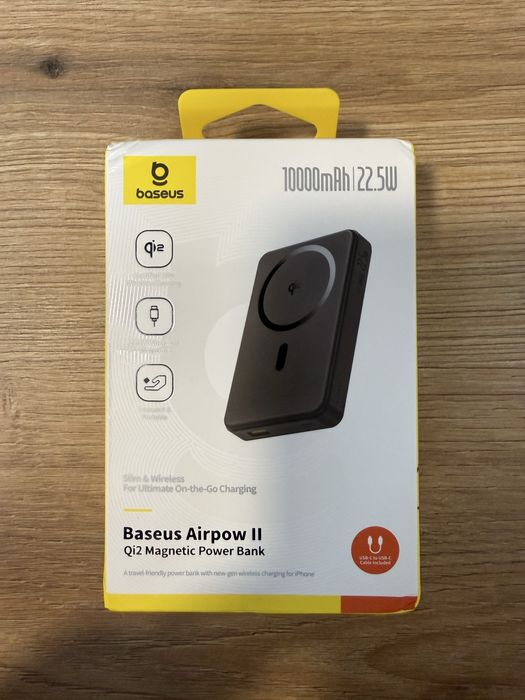 Павер банк Baseus qi2 10000 mAh 22,5W Powerbank