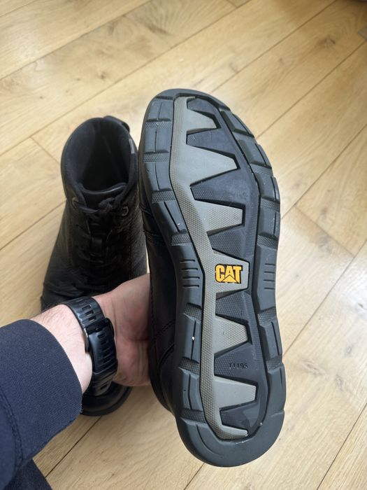 Черевики чорні шкіряні CAT чол.