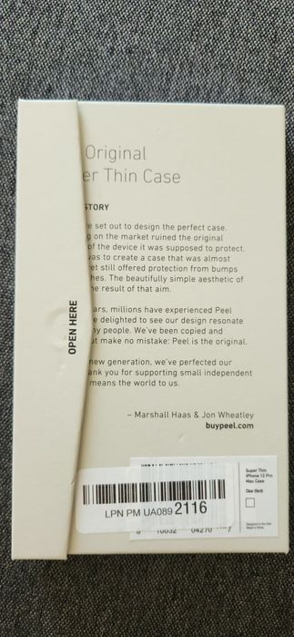 Чохол Peel для iPhone 12 Pro Max