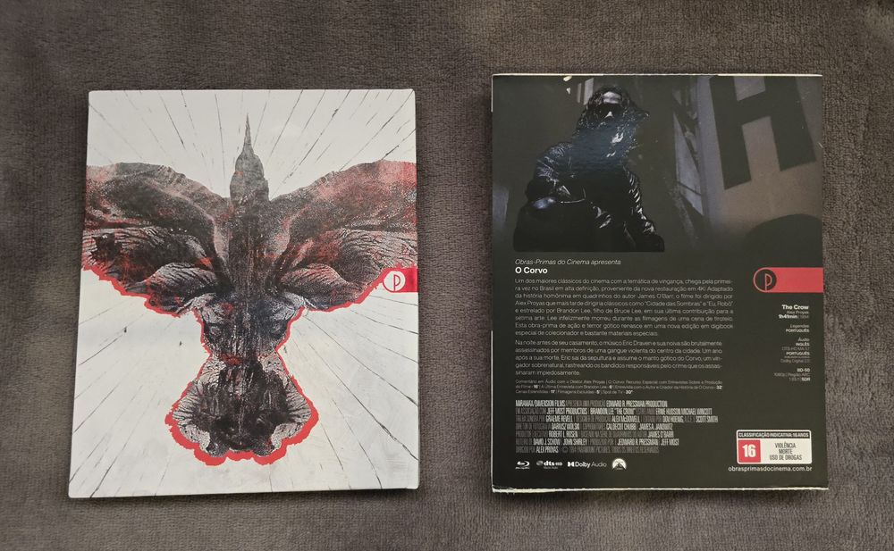 O Corvo , digipack blu-ray