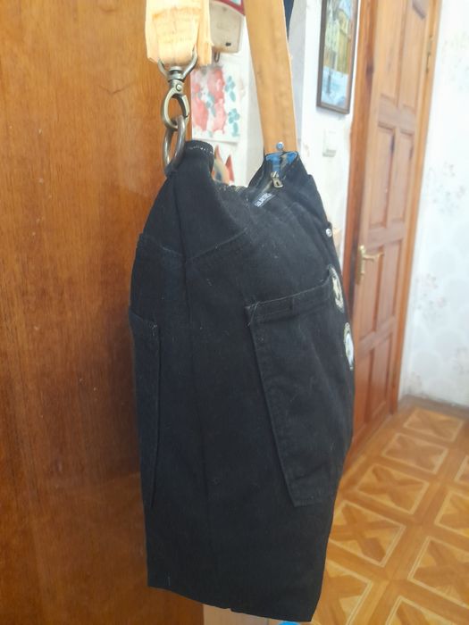 26015 Сумка джинс. (40×35×(0÷12)) см