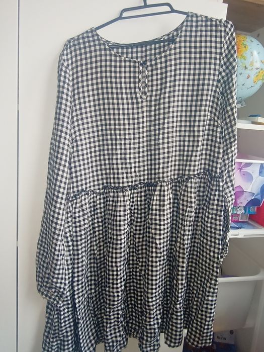 Świetna sukienka kratka Carry rozmiar L