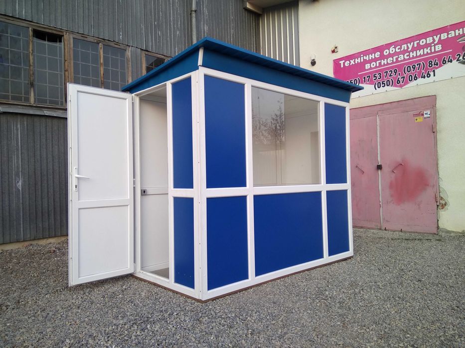 Торговий кіоск, кав'ярня, кпп, пост охорони. В наявності.