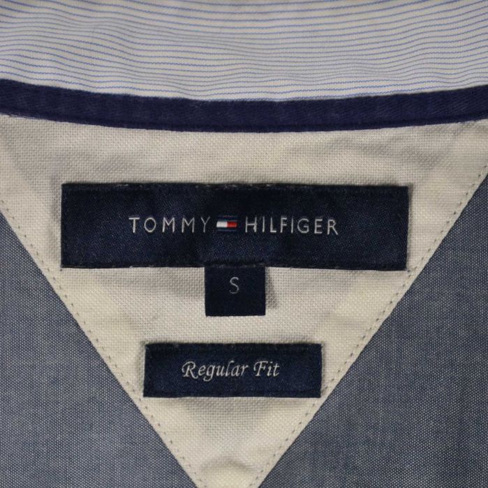TOMMY HILFIGER Regular Koszula Męska S Oryginalna Super Stan Bawełna