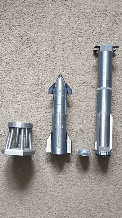 Model rakiety Starship spacex booster OLM 96cm