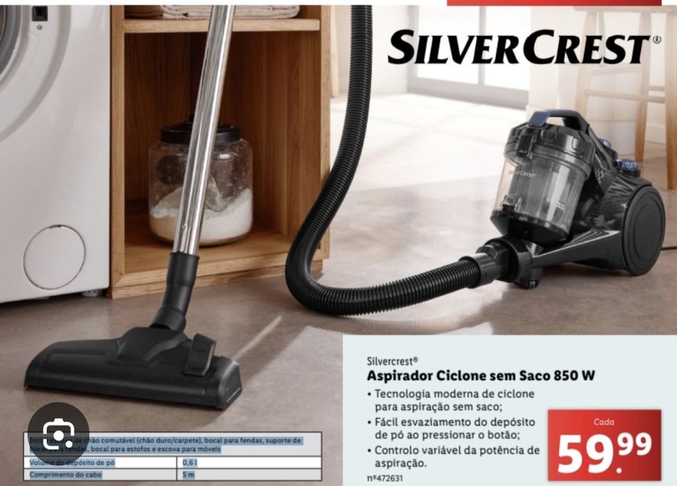 Aspirador silvercrest ( Lidl)