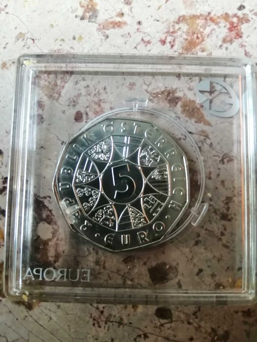 moedas, Holanda. Áustria, prata prof..Cada uma com seu valor