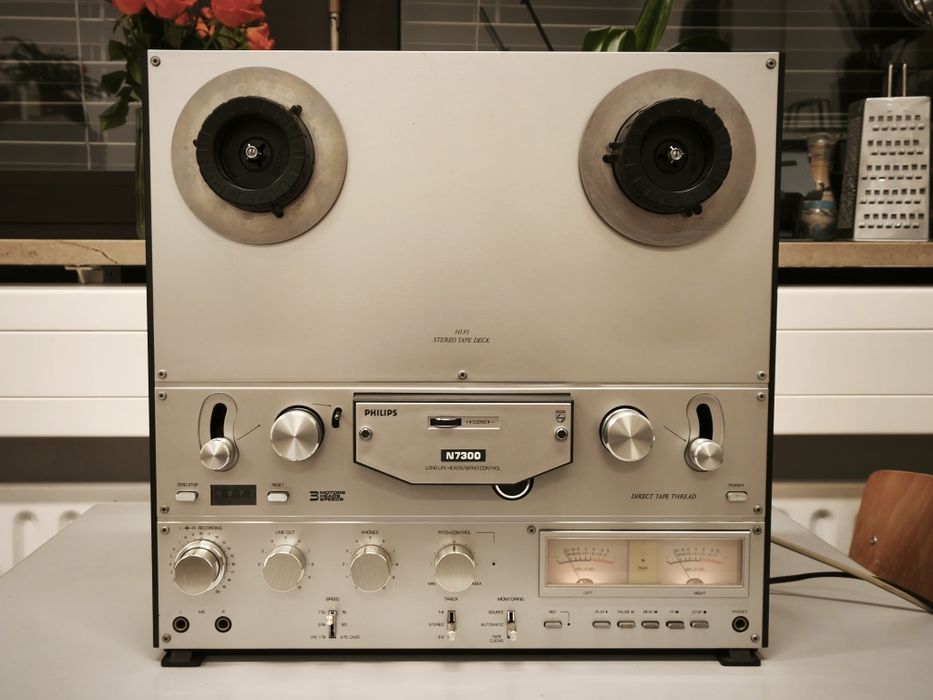Р-в ! Топовий Магнітофон Philips N7300 ! 3Heads/4Motors + NAB Відмінни