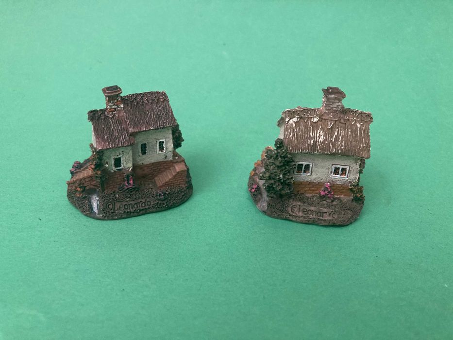 Lote de 8 casinhas de colecção da Leonardo Collection Antigas