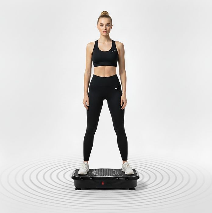 Вібраційна степ- платформа з експандерами / Віброплатформа SLIMS MASSAGER
