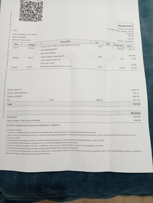 iPhone 16 pro max 512GB