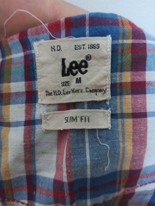 Koszula w kratę Lee rozm. M