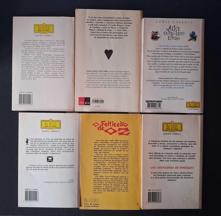 Livros de bolso Clássicos Literatura Mundial Juvenil