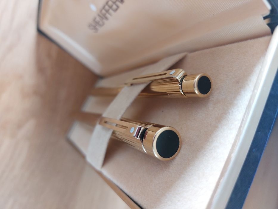 Caneta e esferográfica Sheaffer ouro 14k
