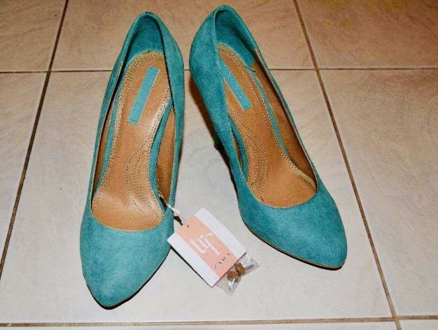 Nowe pistacjowe szpilki / czółenka zara 38
