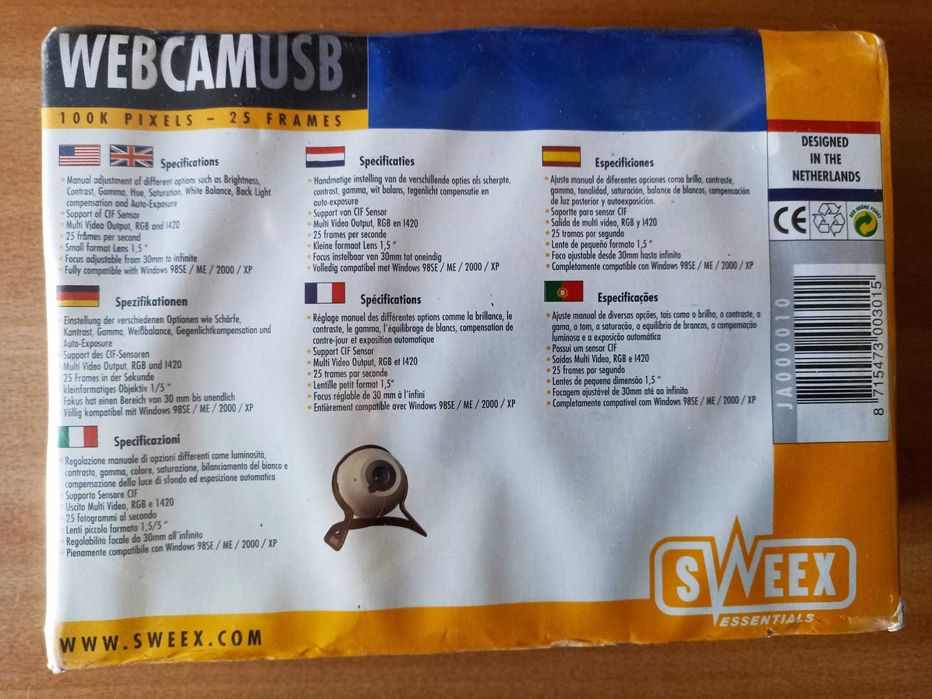WebCam USB 100 K pixels 25 frames425333278051543042