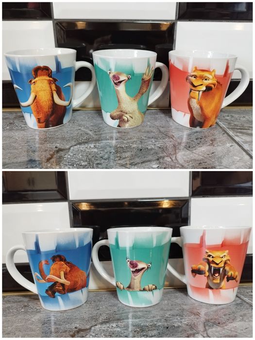 Kubek kolekcjonerski "Epoka Lodowcowa" / 2015 / Zestaw - 6 szt