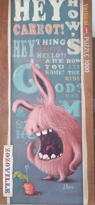 Puzzle Heye, 1000 elementów, Marchewka