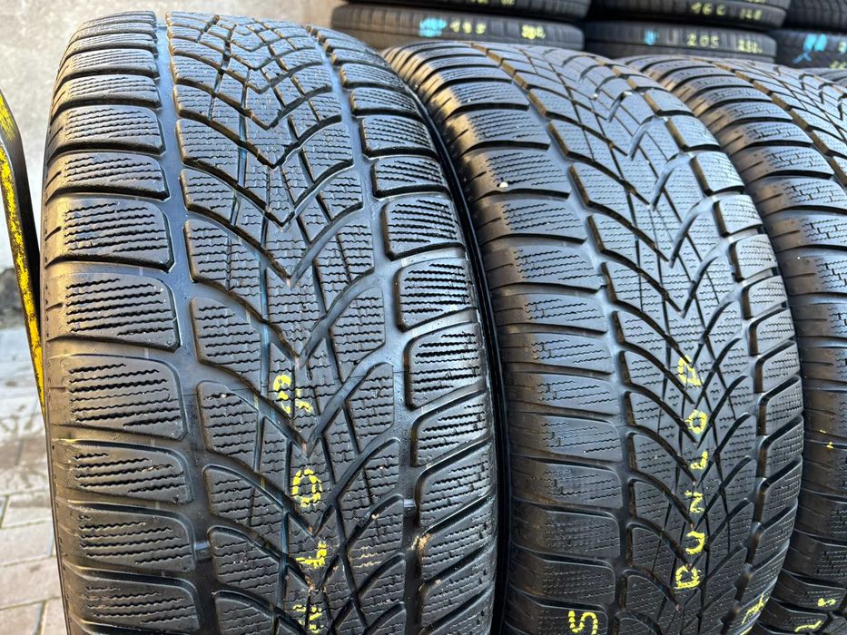 4X OPONY ZIMOWE 225/55R17 101H Dunlop SP Winter Sport 4D XL 7.3MM CAŁE