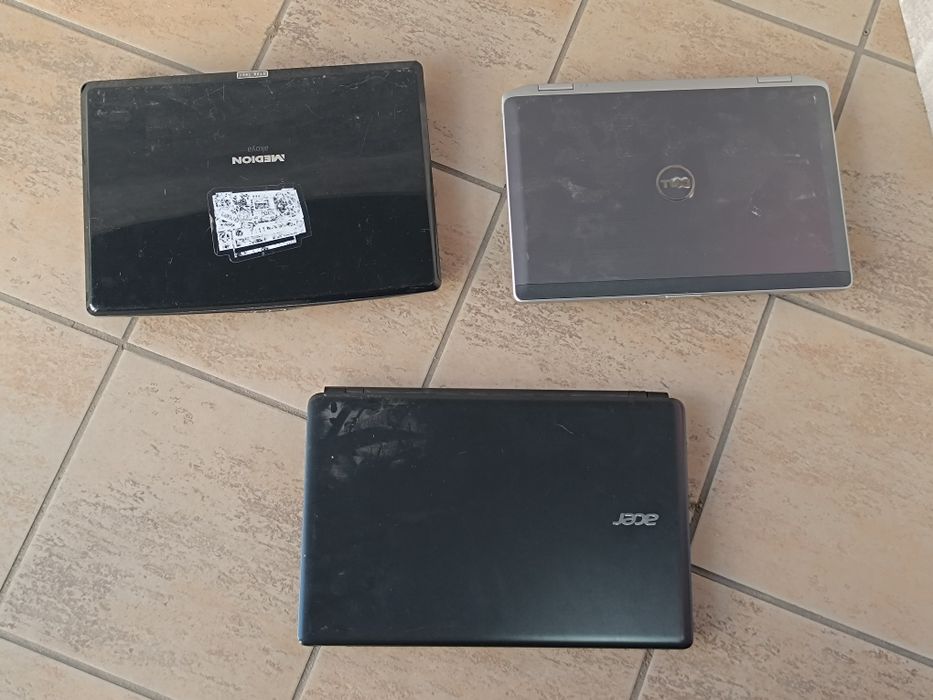 Zestaw laptopów - Dell, Acer, Medion