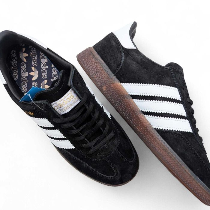 Кросівки Adidas Spezial чорні (жіночі/чоловічі) кеди Адідас