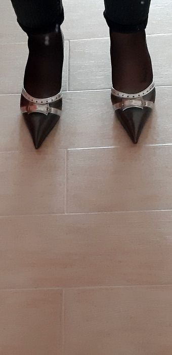 Sapatos com pequeno salto