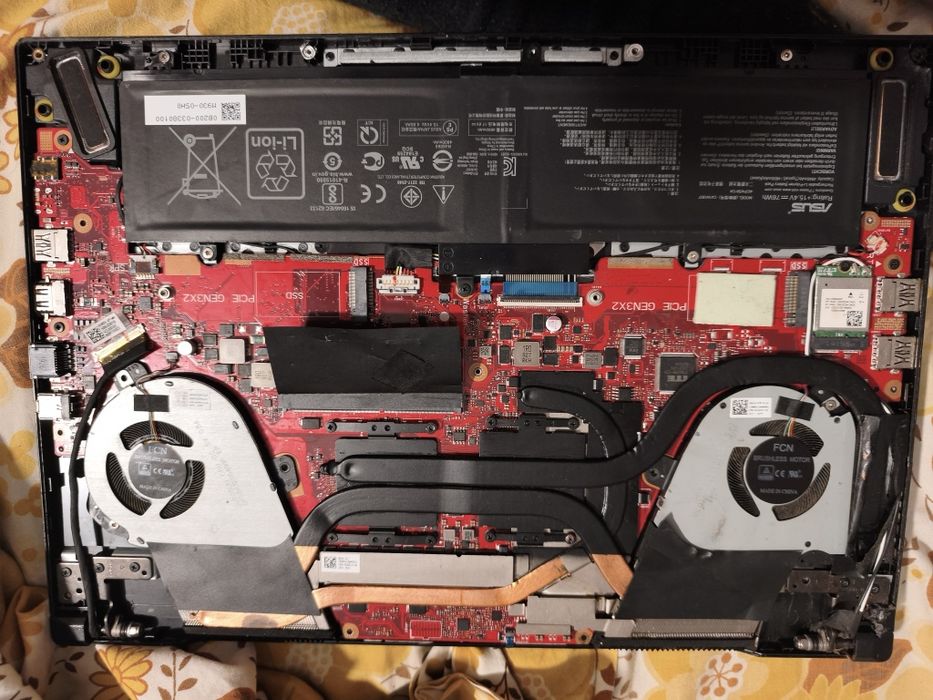 Portátil ASUS rog para pecas