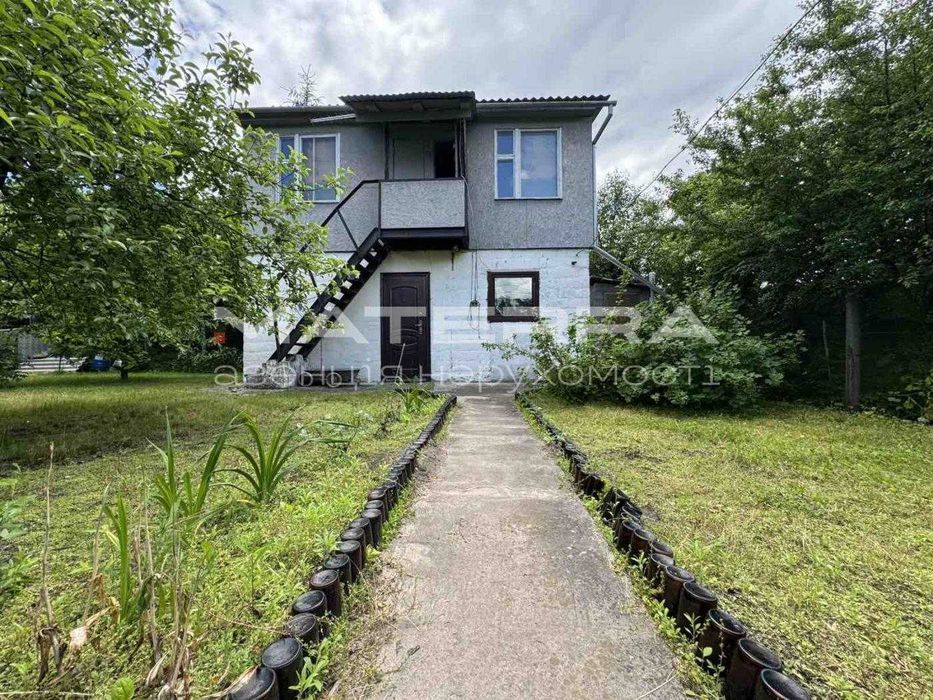 Цегляна дача 50м² біля ЛІСУ! Глеваха-3, ділянка 5 сот, сад, груба