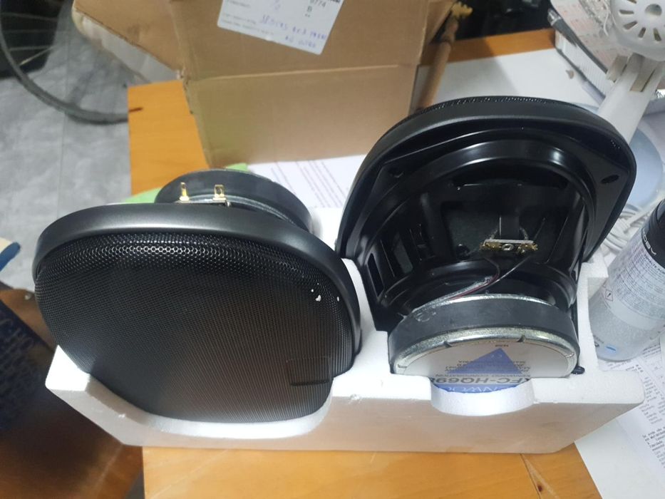 Colunas kenwood ovais 300W  novas