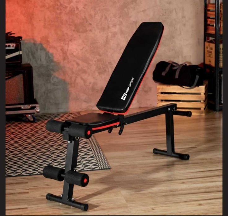 универсальная скамья для тренировок жима пресса набор гантели штанга