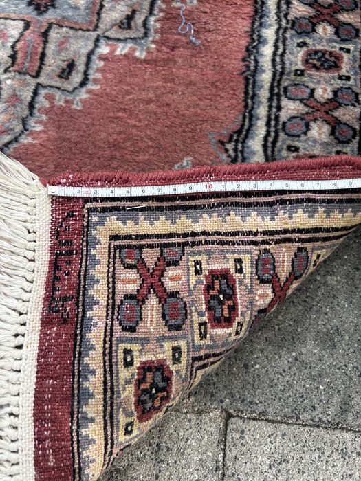 Dywan pakistański orientalny wełniany ręcznie tkany medalion Pakistan