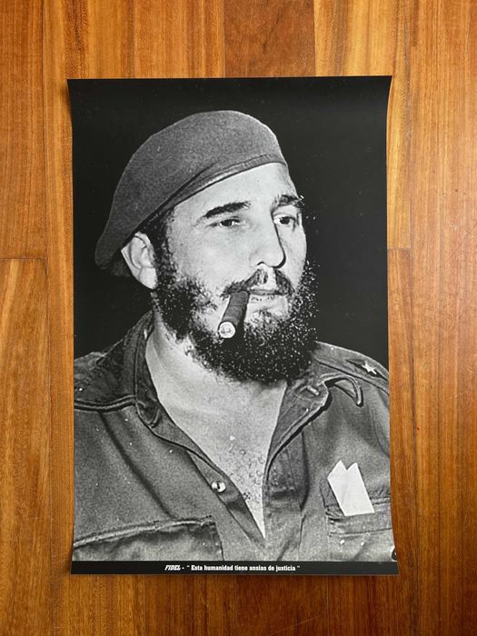 Poster Exclusivo Fidel Castro – Edição Limitada (60x40cm)