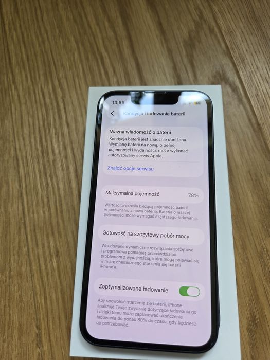 iPhone 13 mini I Midnight I 128 GB | pudełko | etui