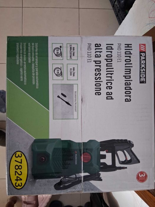 Máquina de lavar alta pressão (parkside) NOVA