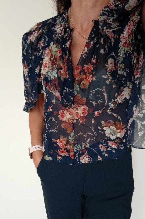 Bluzka koszula rozm XS/S Zara