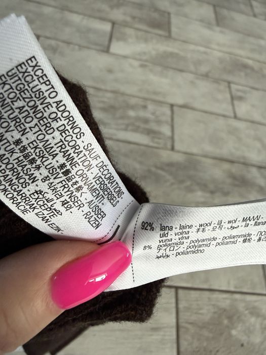 Светр Zara колаборація з Дісней, 92% вовна, S