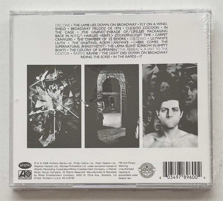 CD_Genesis, The Lamb Lies Down On Broadway. Novo e selado.