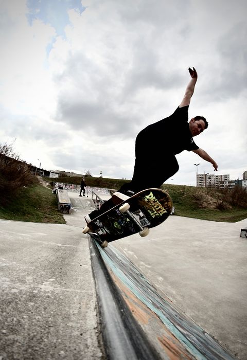 Nauka jazdy na deskorolce BMX
