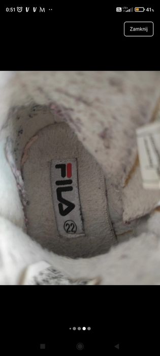 Buty trapery FILA