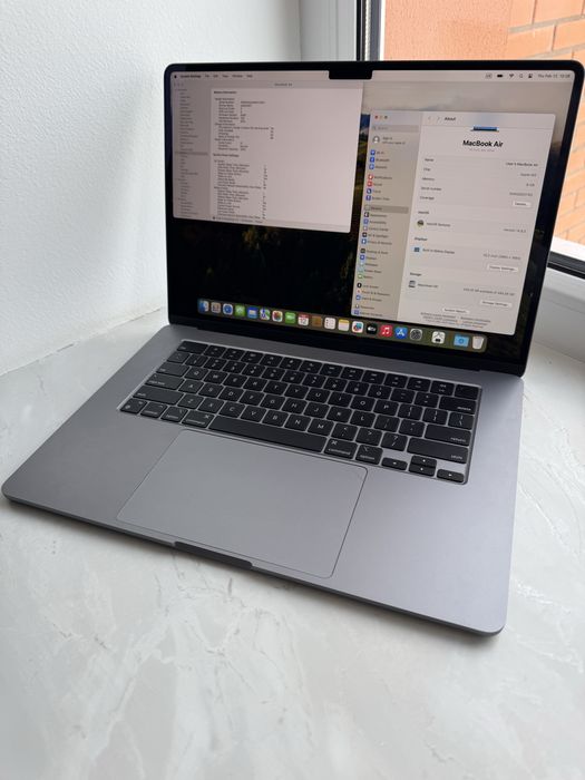 Macbook Air 15 M3 2024 8Gb/512Gb space gray | 21 цикл