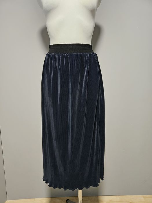 Granatowa plisowana spódnica  UNI