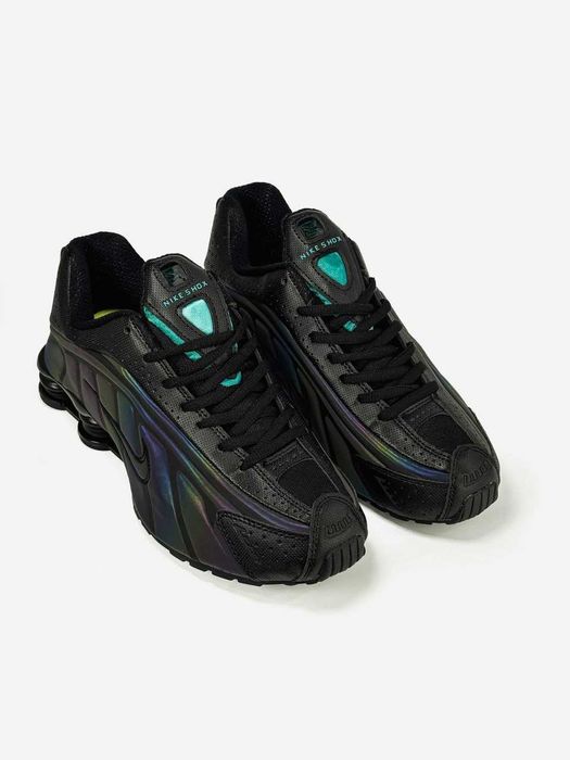 PREMIUM! Nike Sportswear Shox R4 SE Black Seaweed Lt Lemon Twist