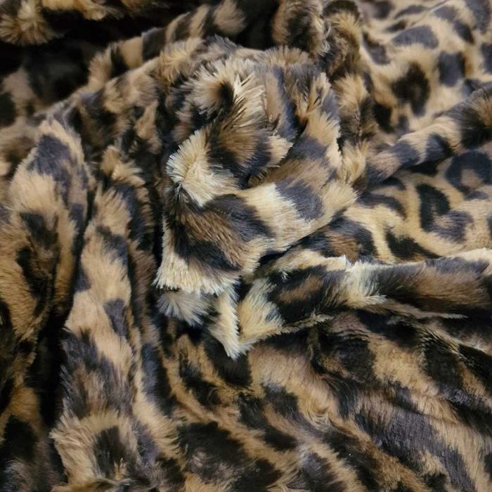 Tecido Pêlo Sintético Leopardo – Elegância Selvagem ao Melhor Preço!