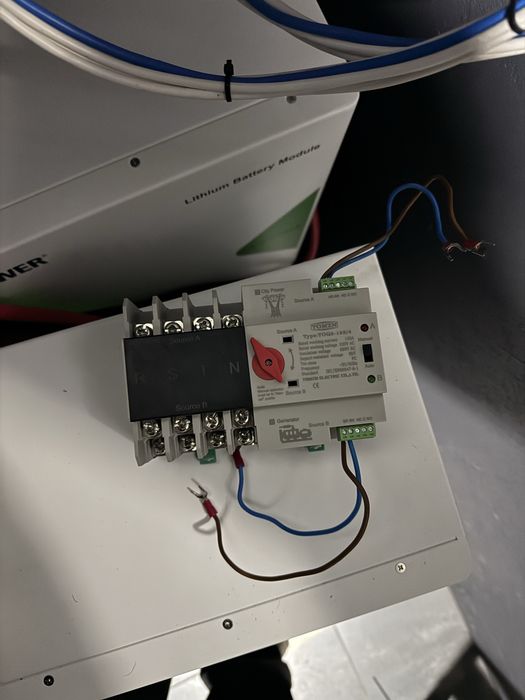 Tomzn Автомат введення резерву АВР TOQ5-125/4 4P 125A 380V трифазний