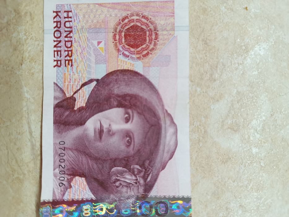 Норвезька крона 100 NOK норвежська стара  крона 2006року гроші