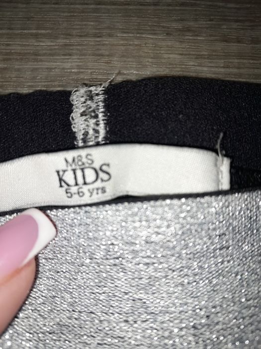 Спортивные лосины со вставками сетки на 4-5 лет