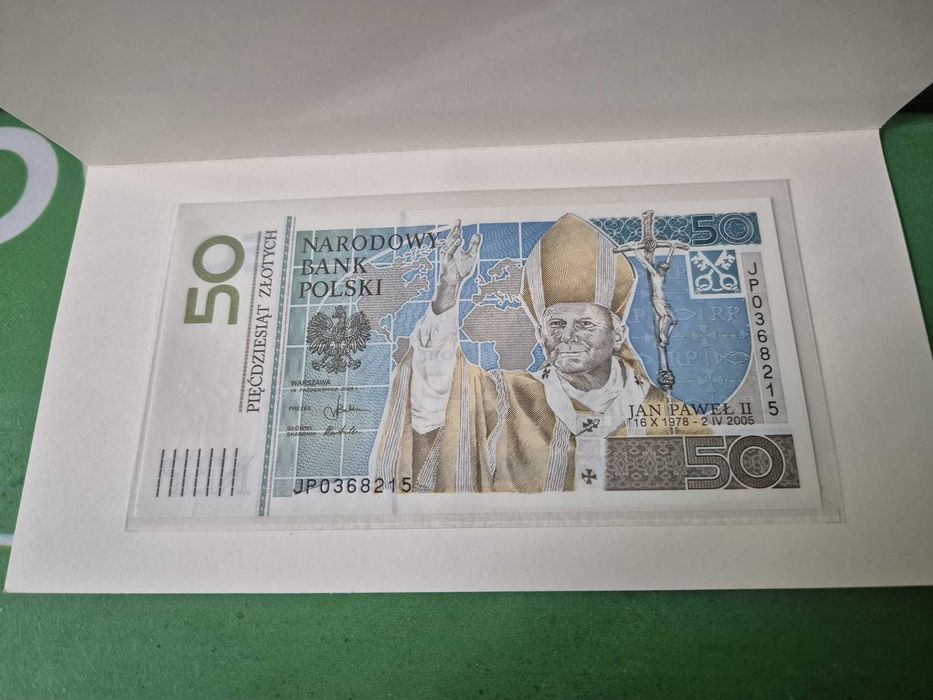 Banknot kolekcjonerski Jan Paweł II